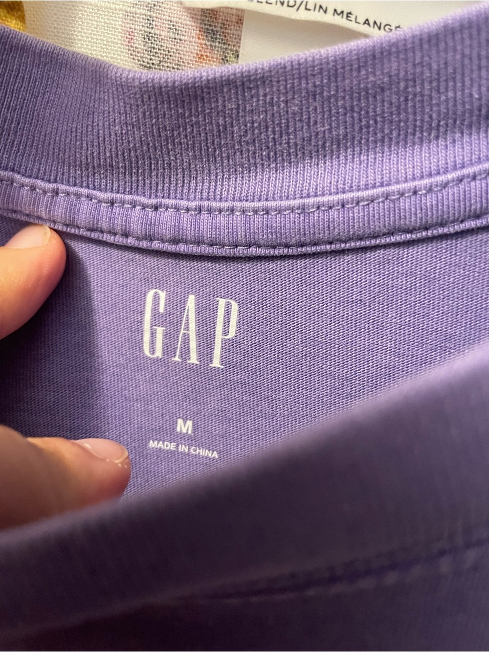 GAP Purple Tee with Pink "Purple Rain" Graphic - Picture 2 of 3